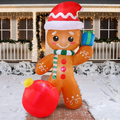 6ft Tall LED Welcome Sign Iatable Christmas Decor