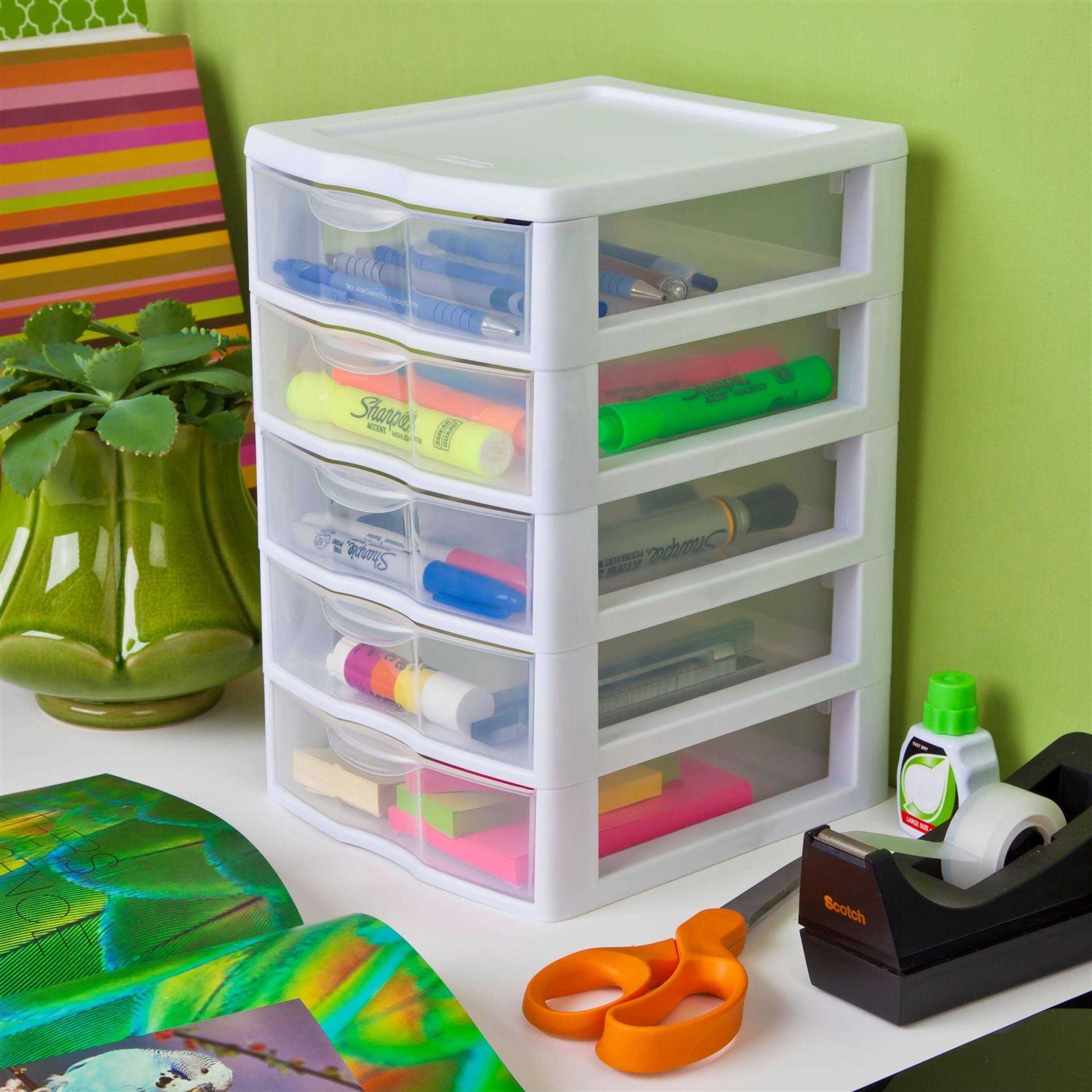 Sterilite Small 5 Drawer Unit