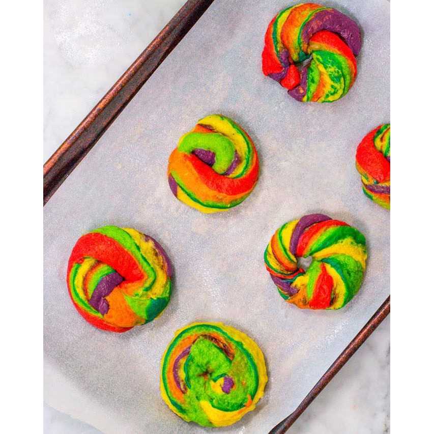 Brooklyn Brew Shop Rainbow Bagel Making Kit