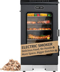 EAST OAK 30" Outdoor Electric Smoker Built-in meat probe smokes up to 6 times longer