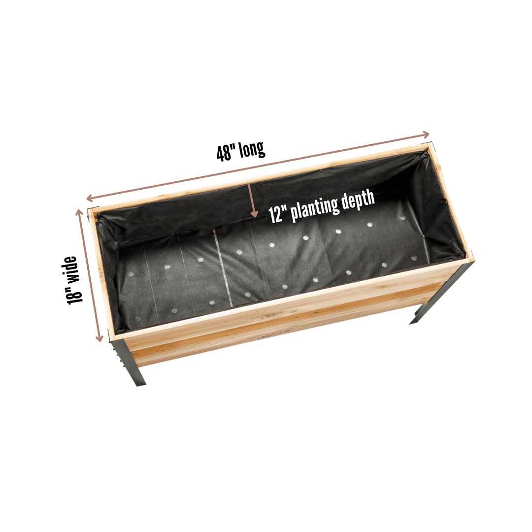 Cedar Planters Cedar 18 x Raised Garden Bed