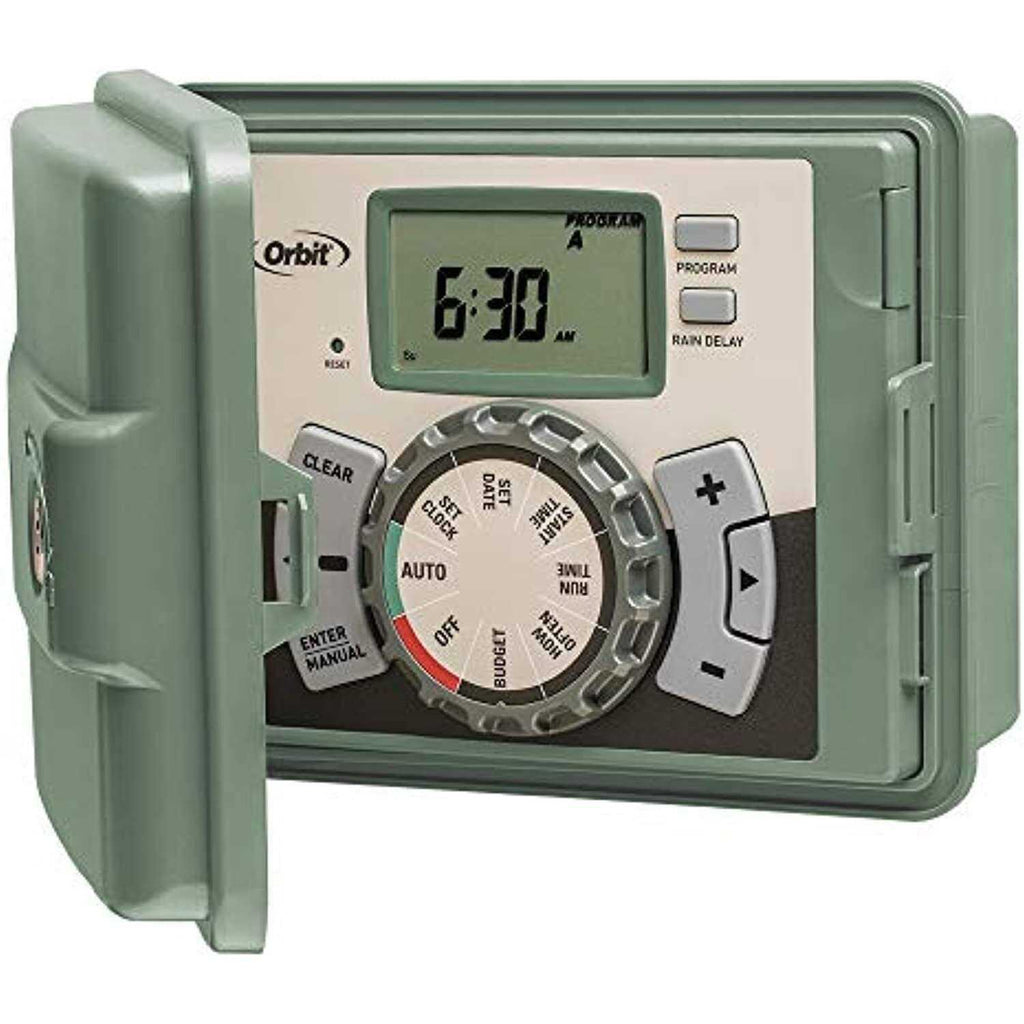 Orbit 57894 4-Station Easy-Set Logic Indoor/Outdoor Sprinkler Timer