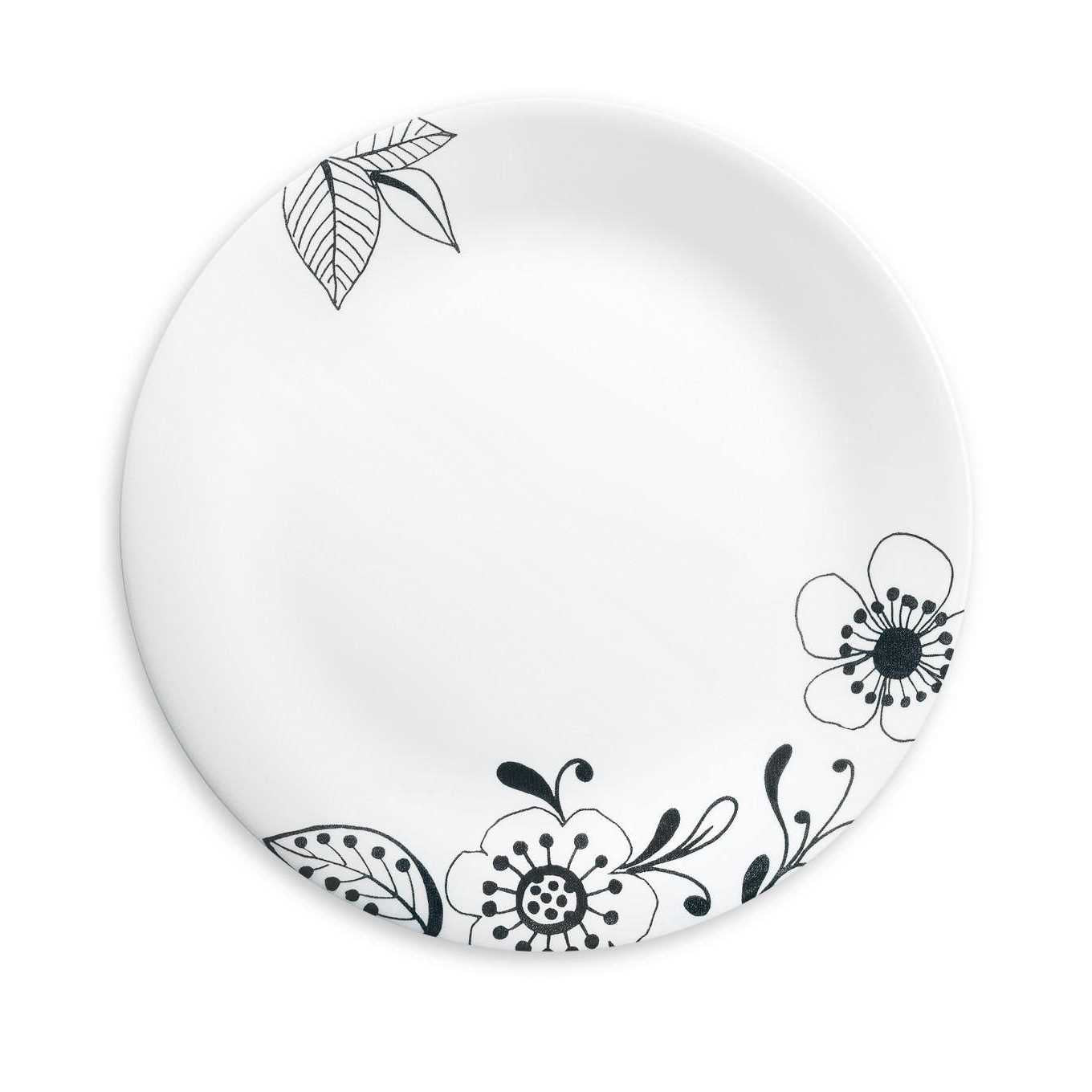 Corelle Floral Noir Dinnerware Set