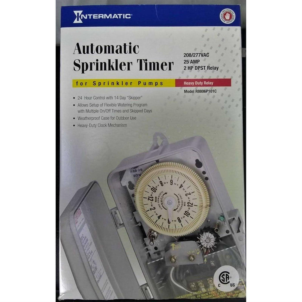 Intermatic Mechanical Sprinkler-Irrigation Timer R8806P101C
