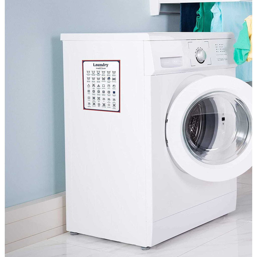 Laundry Symbols Magnet Guide