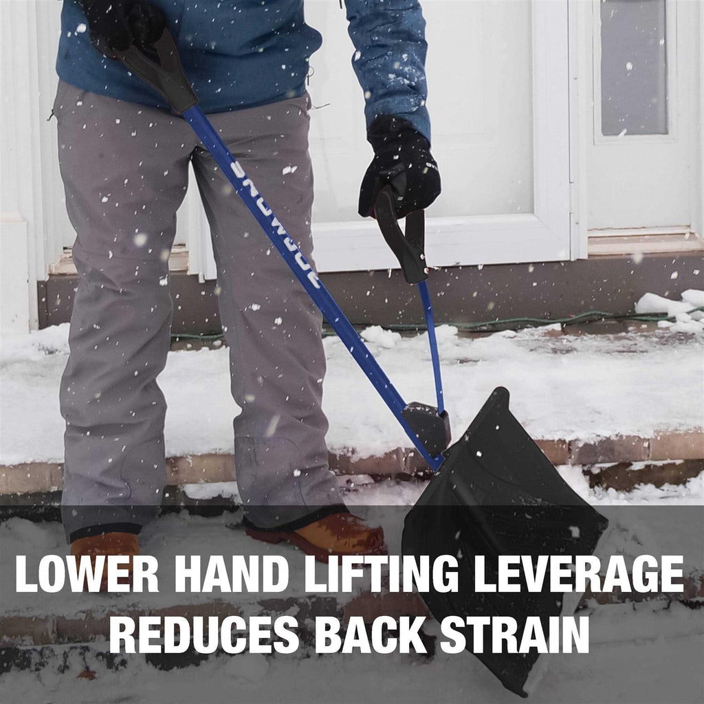 Snow Joe Shovelution Back Saving Snow Shovel