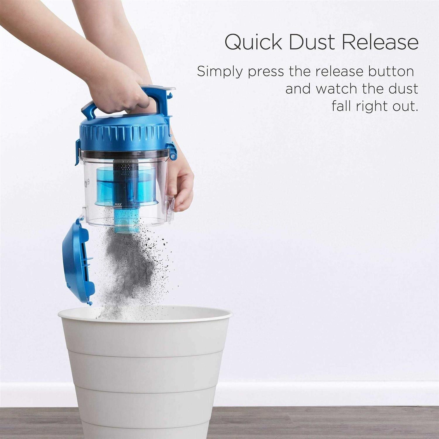 Eureka Whirlwind Bagless Canister Vacuum Cleaner, Lightweight Vac for Carpets and Hard Floors