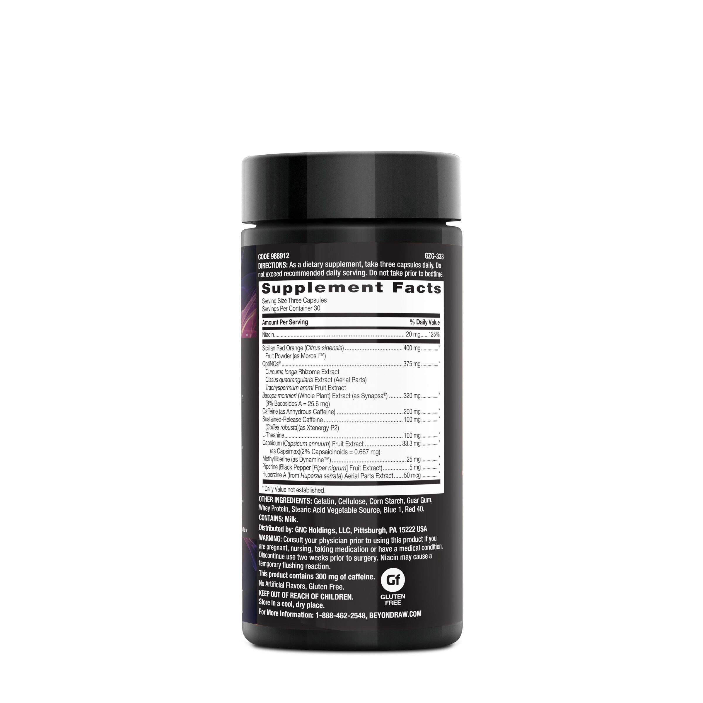 Beyond Raw® Burn MF™ Metabolic Formula - 90 Capsules (30 Servings)