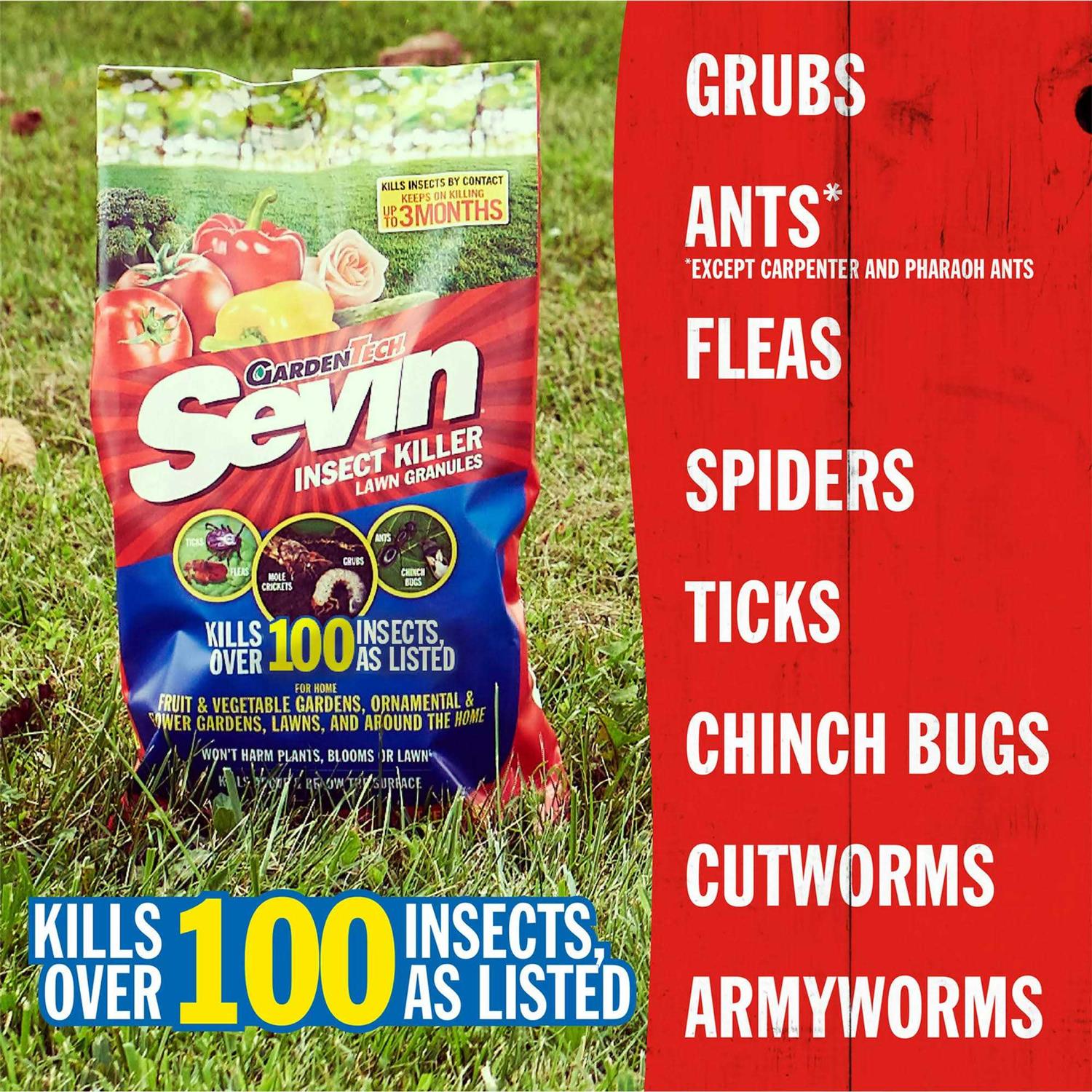 Sevin Insect Killer Lawn Granules