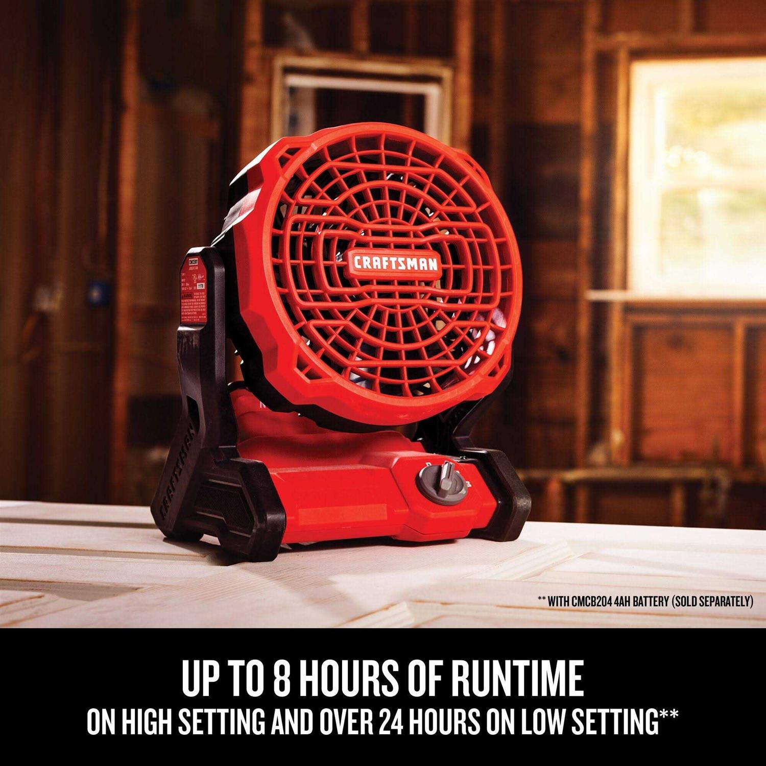 Craftsman Cordless Jobsite Fan