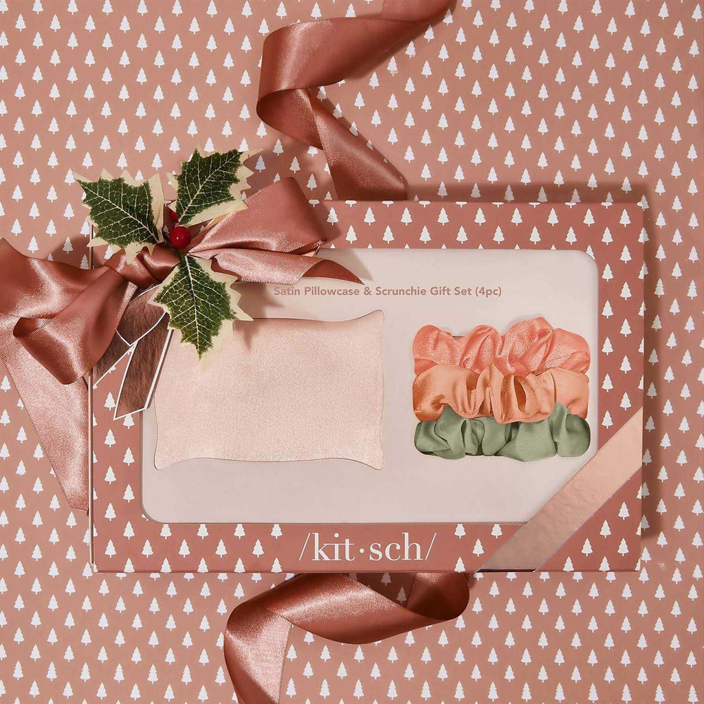 Kitsch Satin Pillowcase & Scrunchie Gift Set