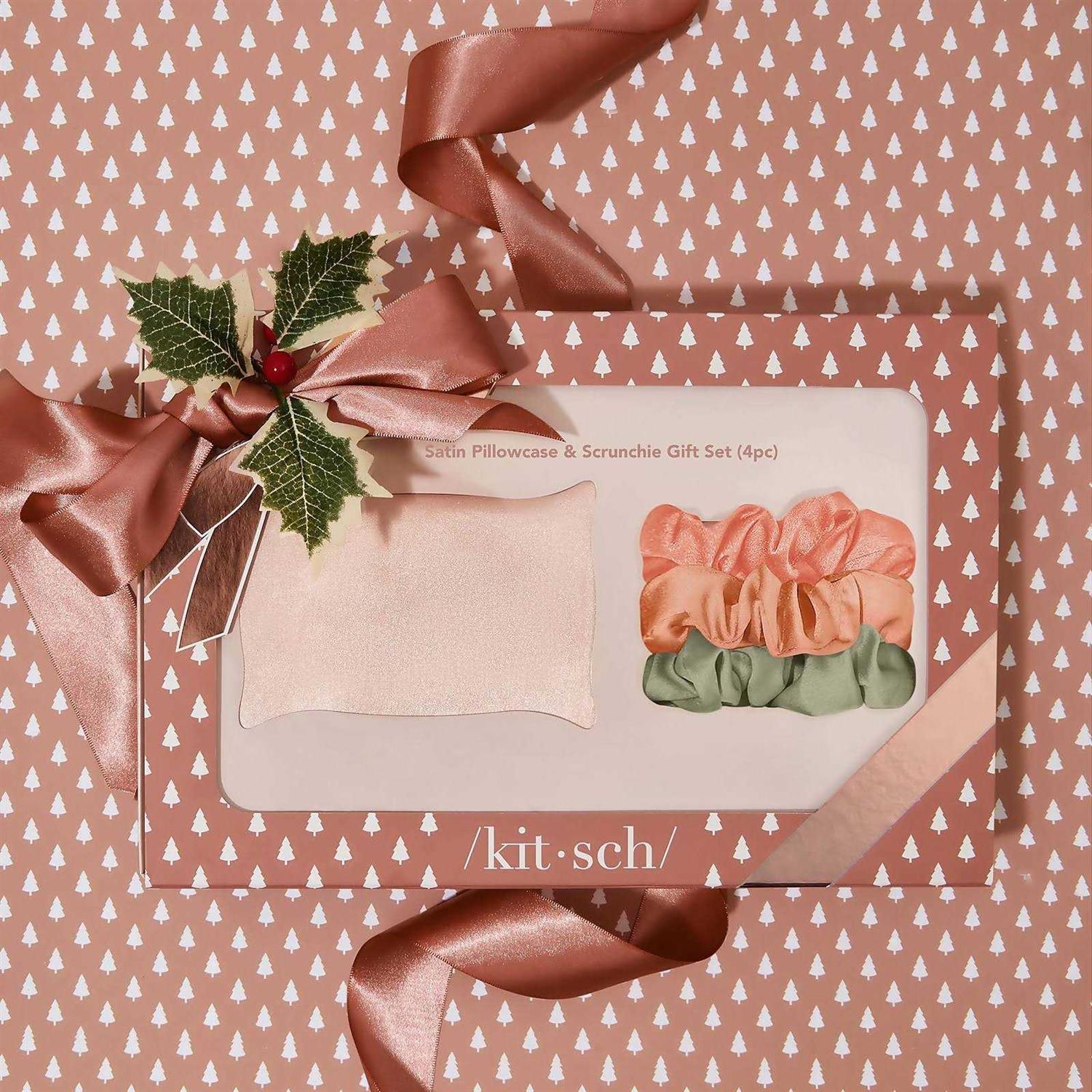 Kitsch Satin Pillowcase & Scrunchie Gift Set