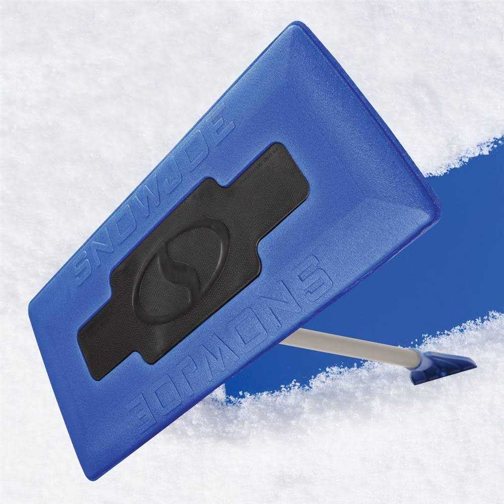 Snow Joe 2-In-1 Telescoping Jumbo Snow Broom + Ice Scraper