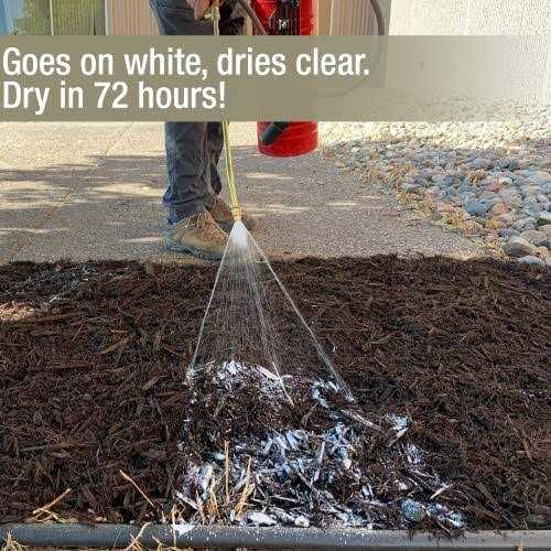 Landscape Loc Mulch & Rock Bond Landscaping Glue Locks Mulch Rock & Gravel in Place