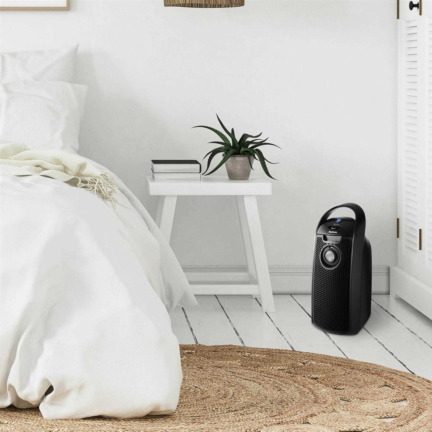 Holmes Mini Tower Hepa Air Purifier with Visipure Filter Viewing Window