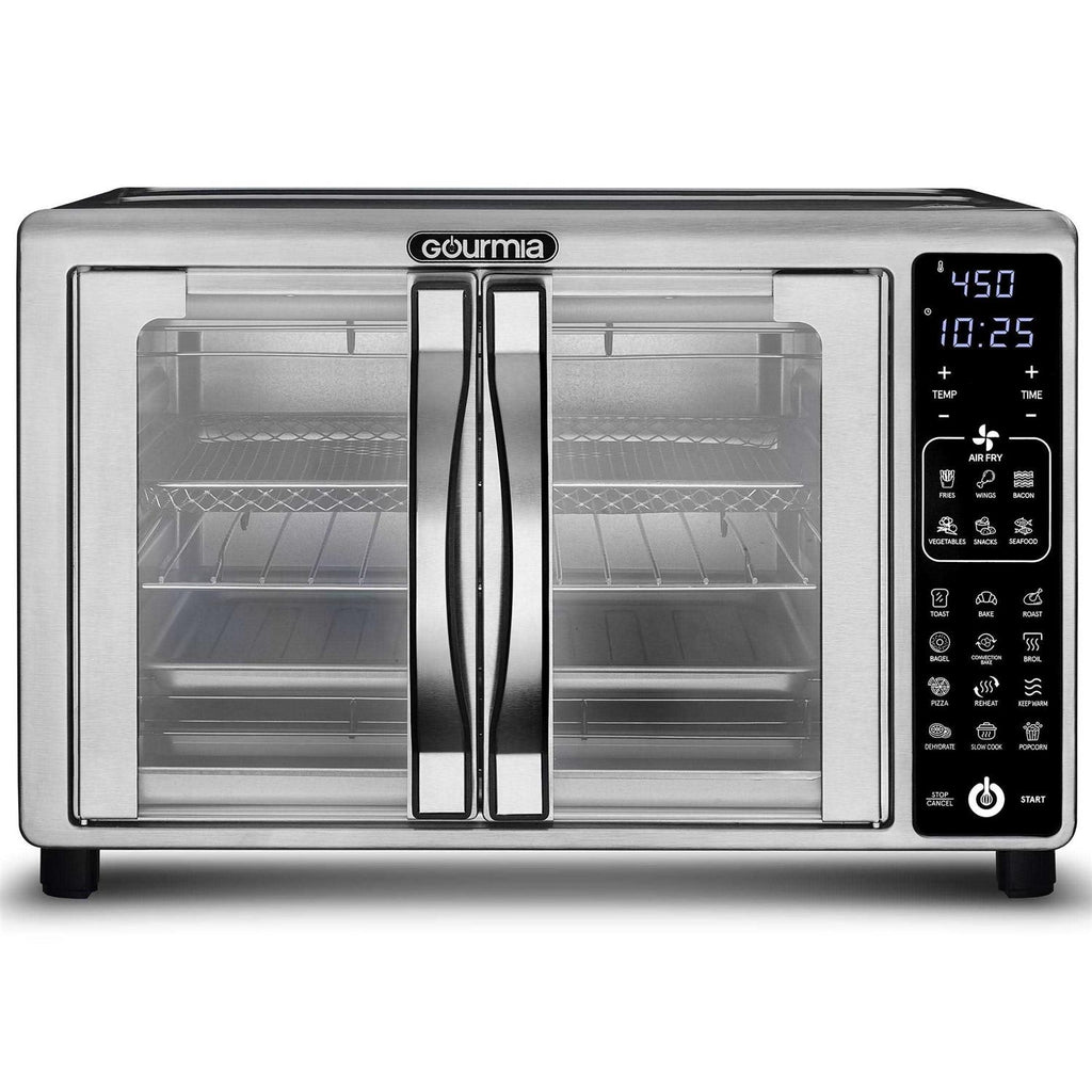 Gourmia Digital Air Fryer Toaster Oven with Single-Pull French Doors