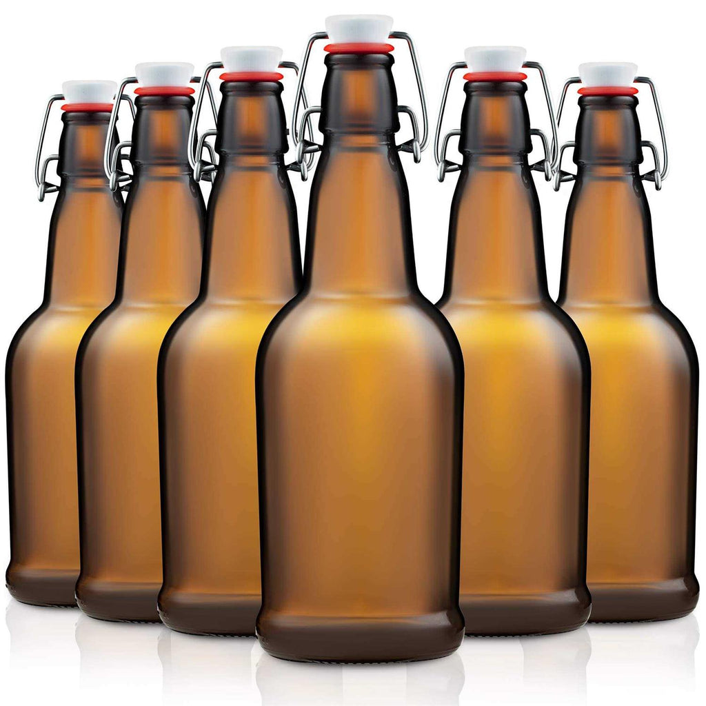 Glass Swing top Beer Bottles 16 Ounce Grolsch Bottles
