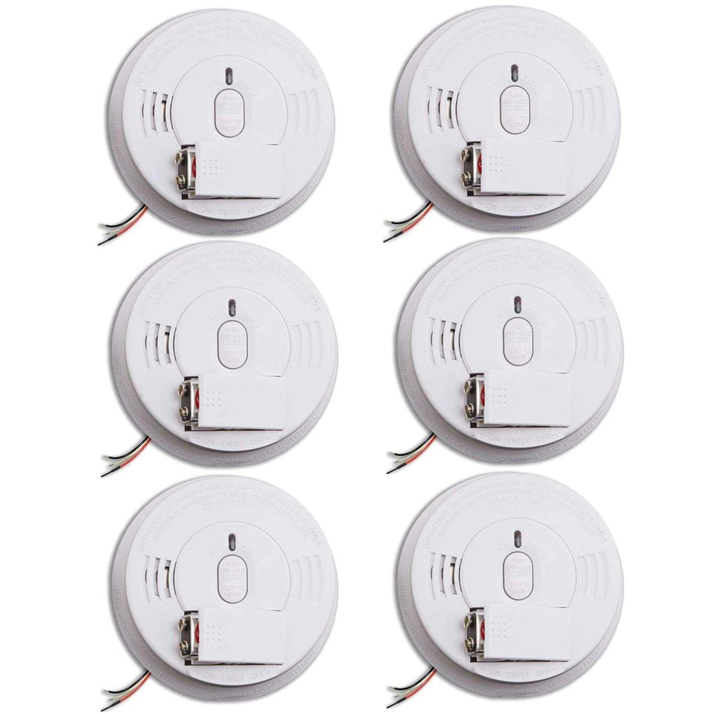 Kidde Smoke Detector Hardwired Smoke Alarm with Battery Backup i12060