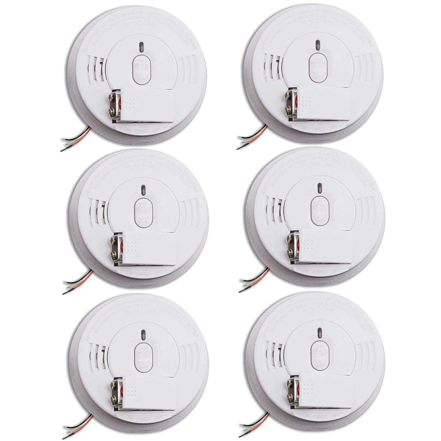 Kidde Smoke Detector Hardwired Smoke Alarm with Battery Backup i12060