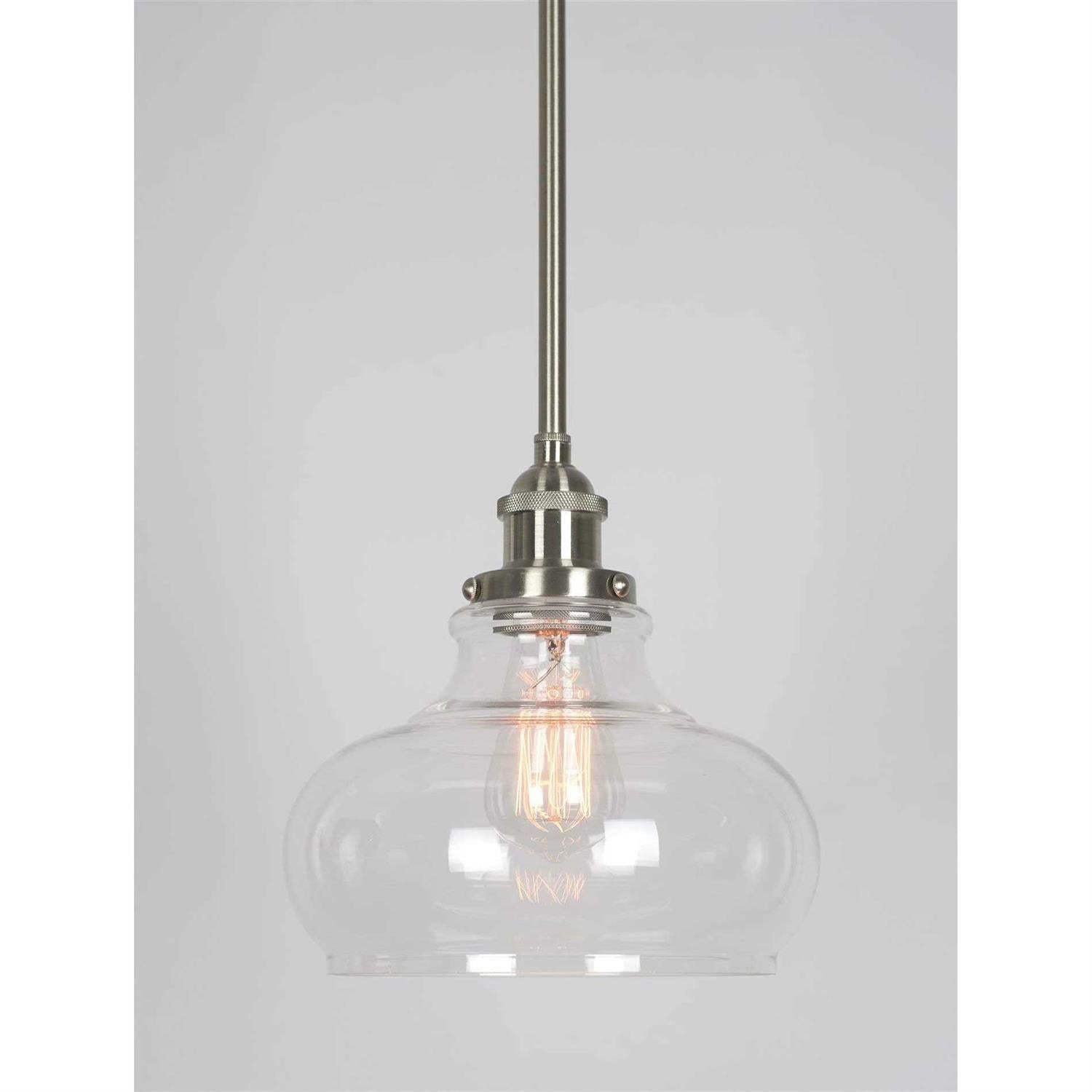 Kira Home Harlow 9 Glass Shade Clear Replacement Glass
