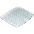 Rubbermaid 14.38 In. x 15.38 In. Clear Sloped Drainer Tray