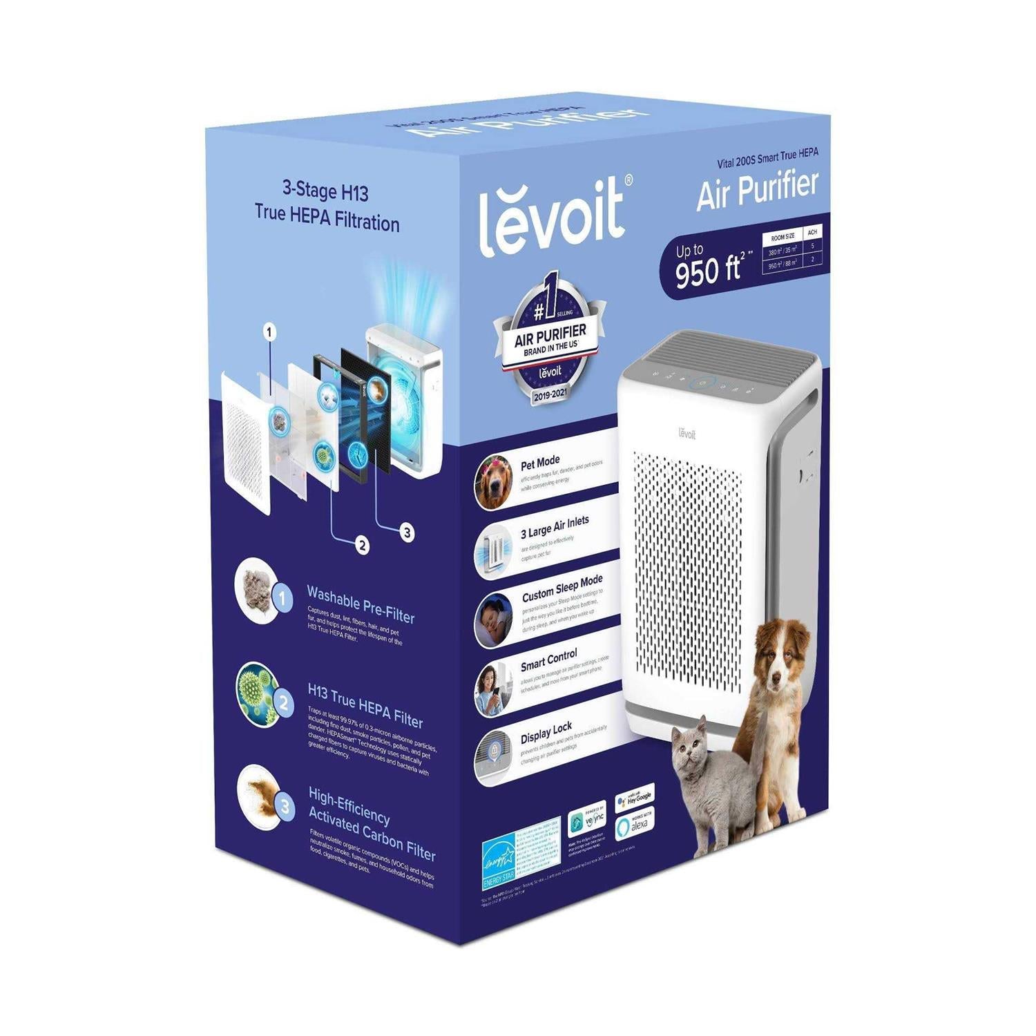 Levoit Vital 200S Smart True HEPA Air Purifier