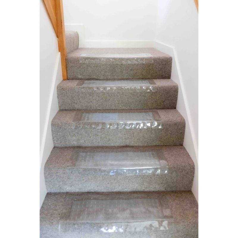 Unknown Clear Stair Treads Carpet Protectors Set of 2