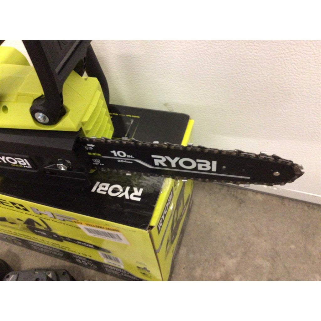 RYOBI ONE+ HP 18V Brushless 10 in. Battery Chainsaw with 4.0