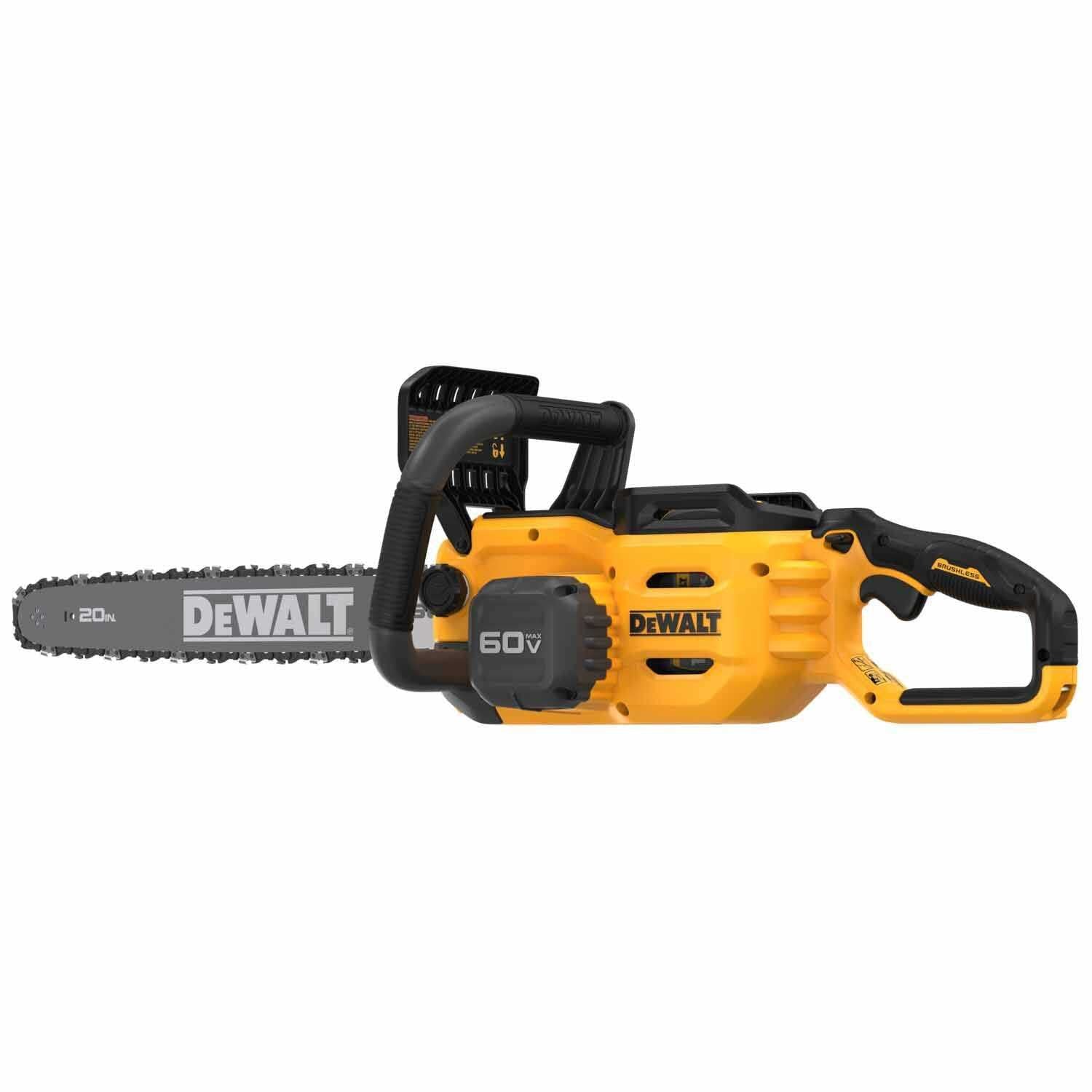 DEWALT 60V MAX* Brushless Cordless 20 in. 4.0Ah Chainsaw Kit DCCS677Y1