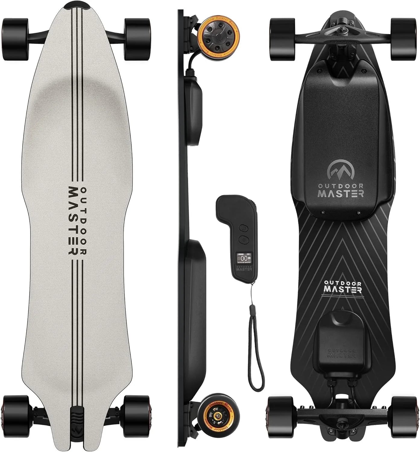 Caribou Electric Skateboard  32 MPH, 26 Mile Range, Dual 1000W Motors, Longboard for Adults & Teens, 6-Month Warranty