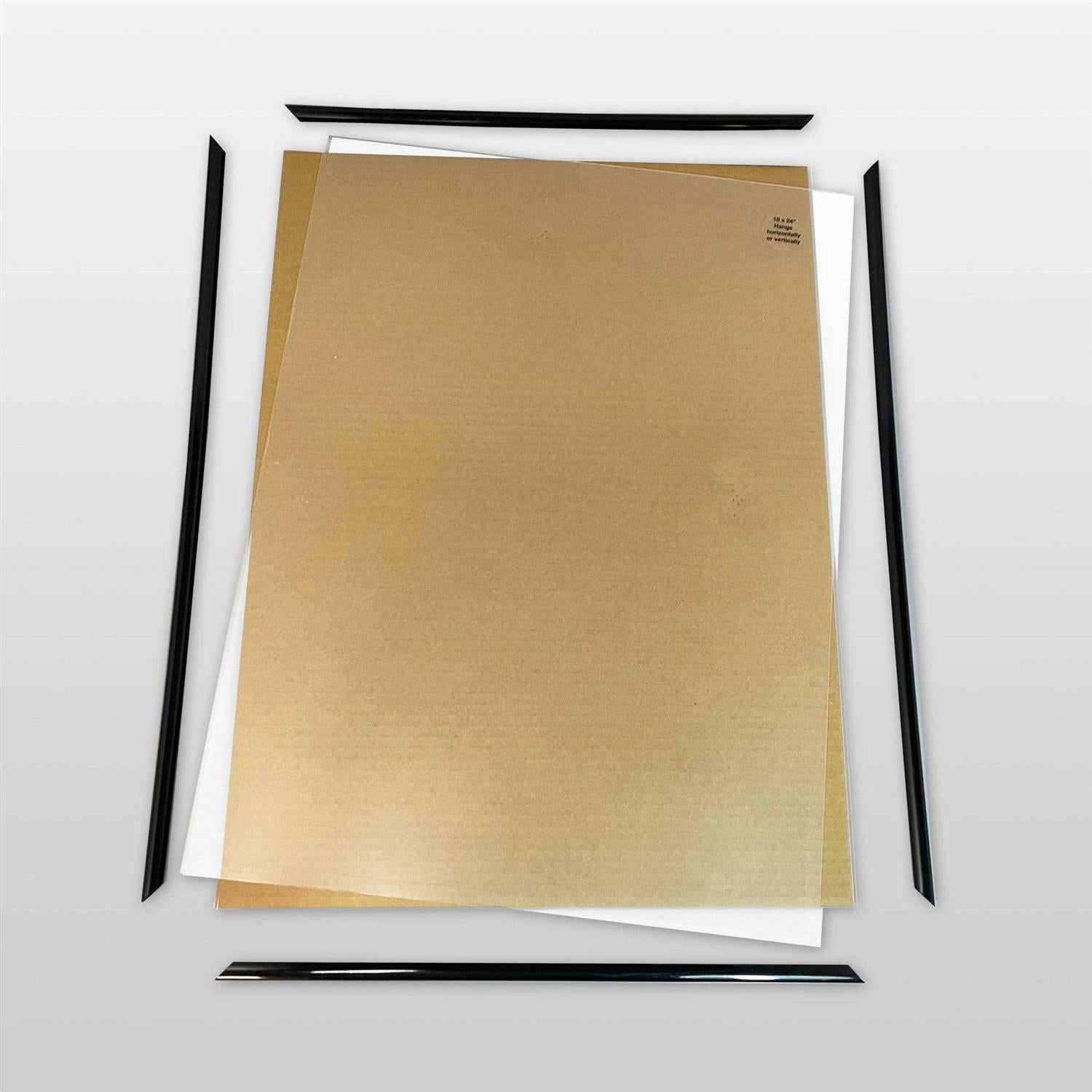 Room Essentials 24 Tube Profile Poster Frame Black