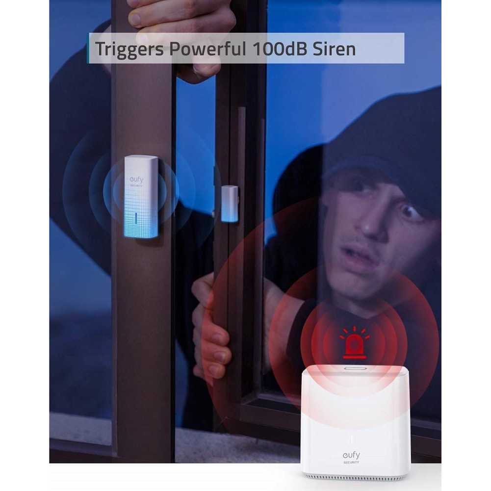 Eufy Security Entry Sensor, Detects Opened and Closed Doors or Windows