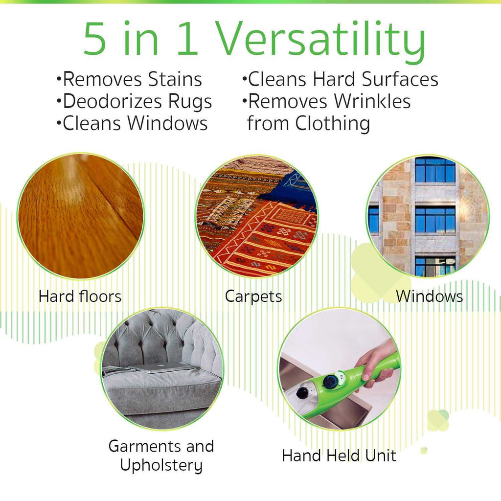 H2O Mop X5 Basic Mop 5 in 1 All Purpose Hand Held Steam Cleaner