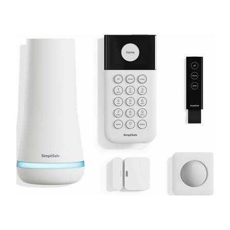 SimpliSafe 5 Piece Wireless Home Security System Optional 24/7 Professional Monitoring