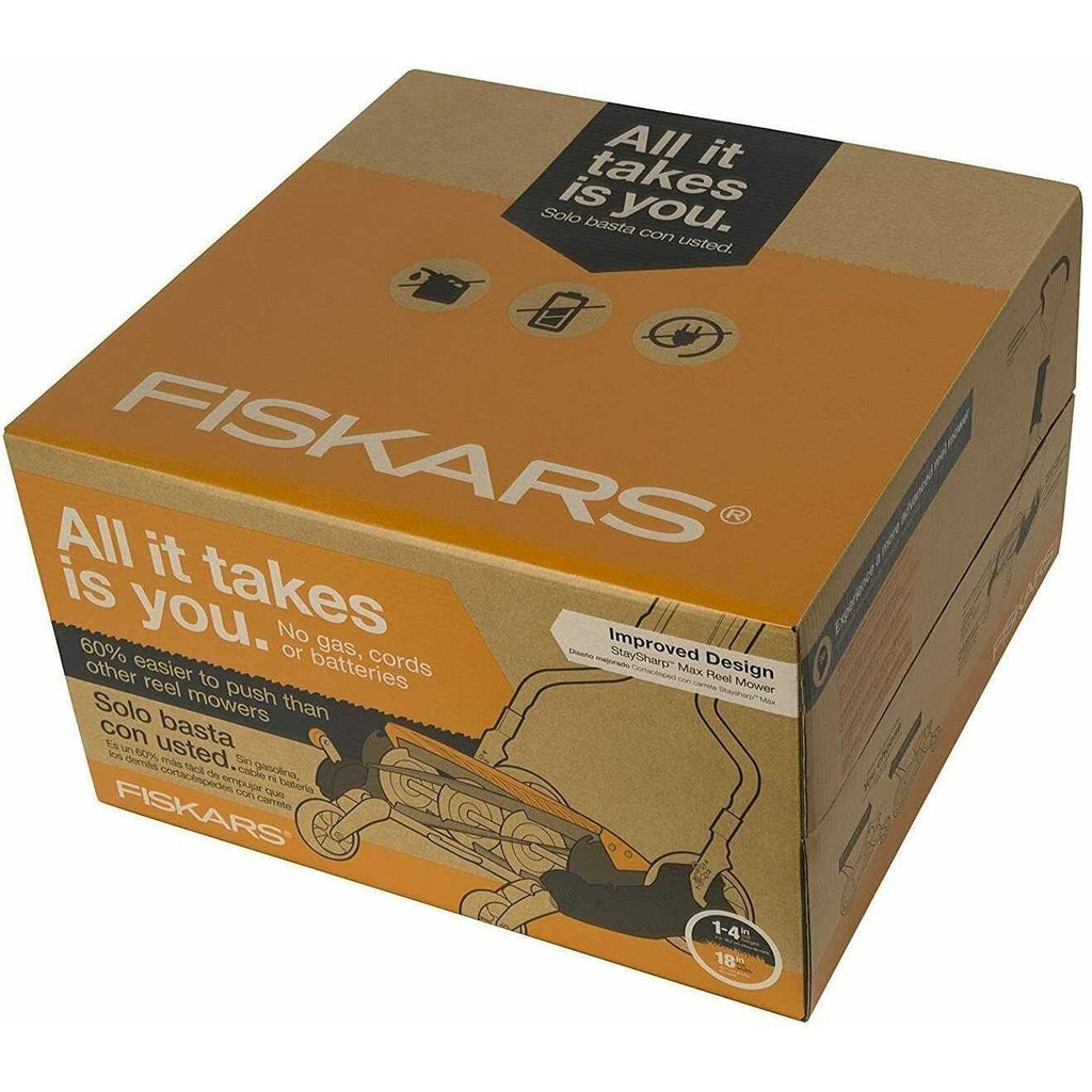 Fiskars StaySharp Max Reel Mower