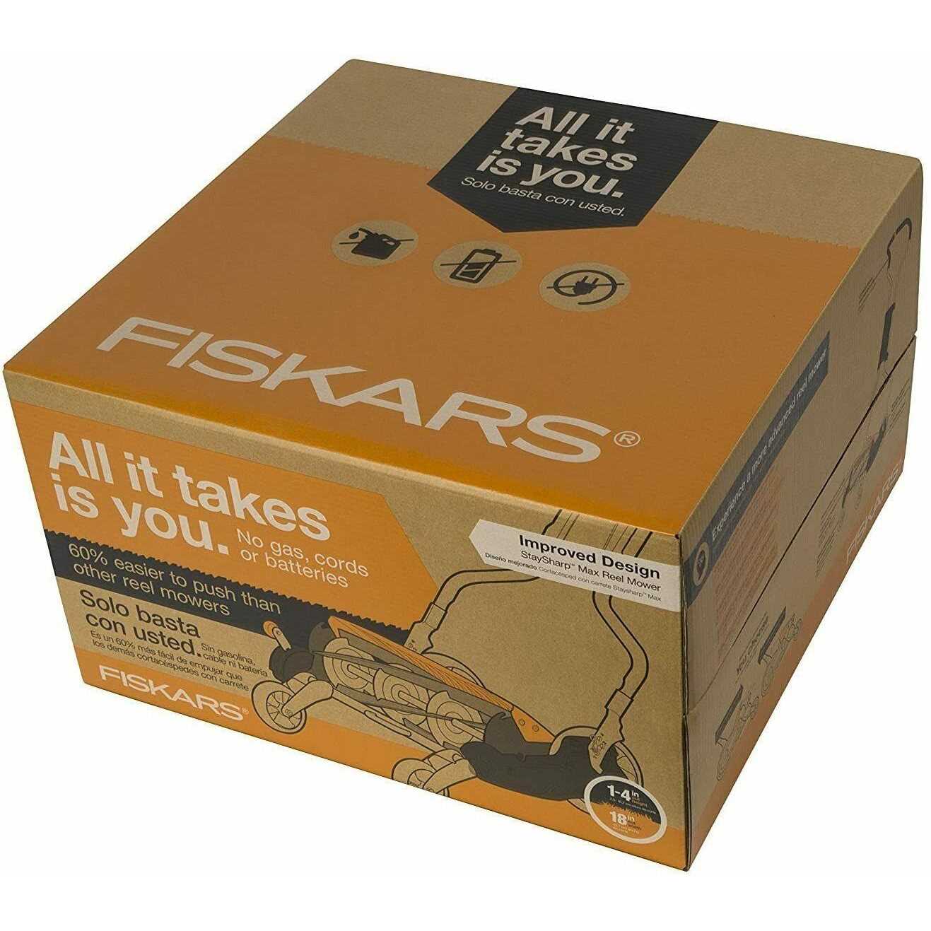 Fiskars StaySharp Max Reel Mower