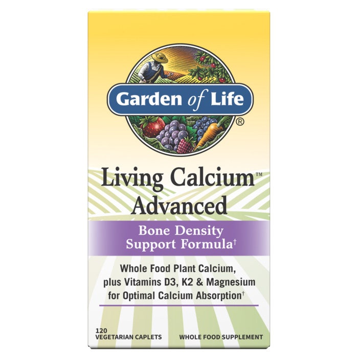Garden of Life Living Calcium Advanced Bone Density Support Formula 120 Caplets