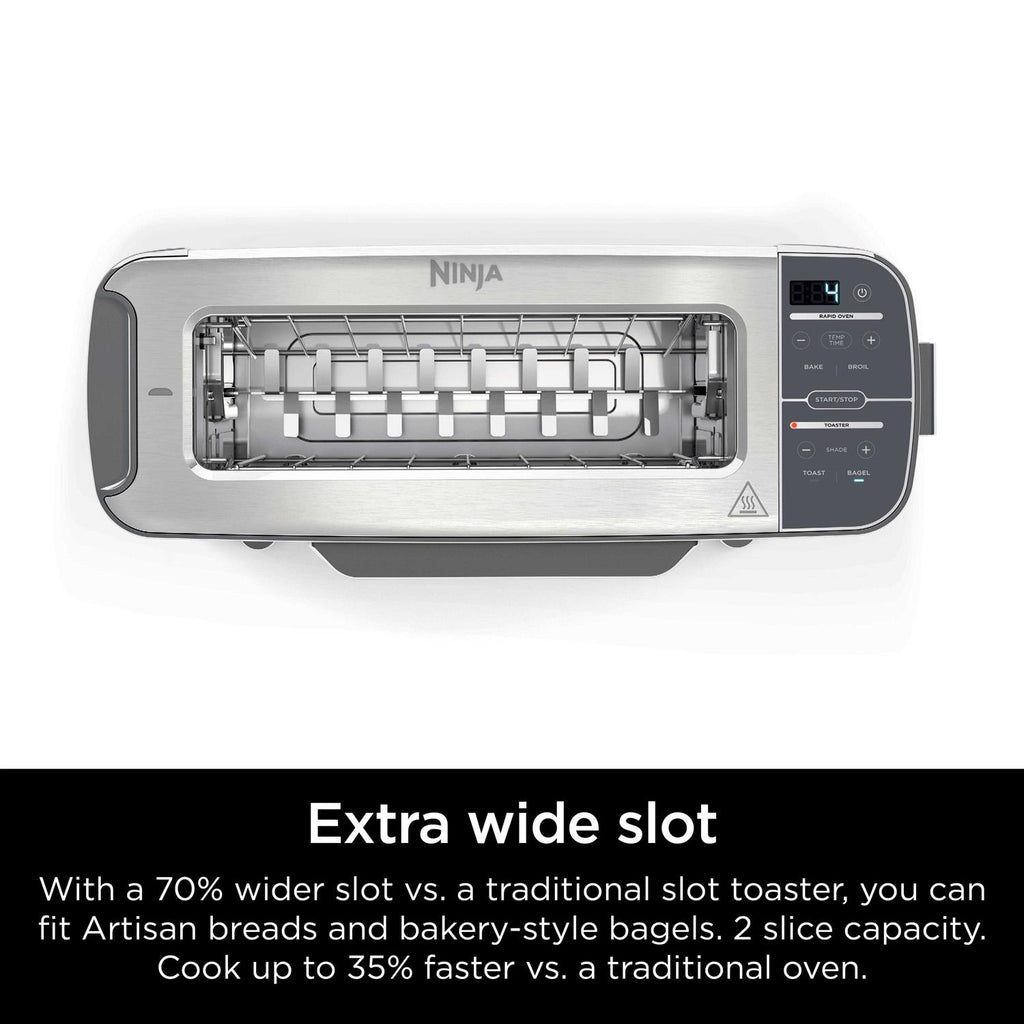 Ninja ST100 Foodi 2-in-1 Flip Toaster 2-Slice Toaster
