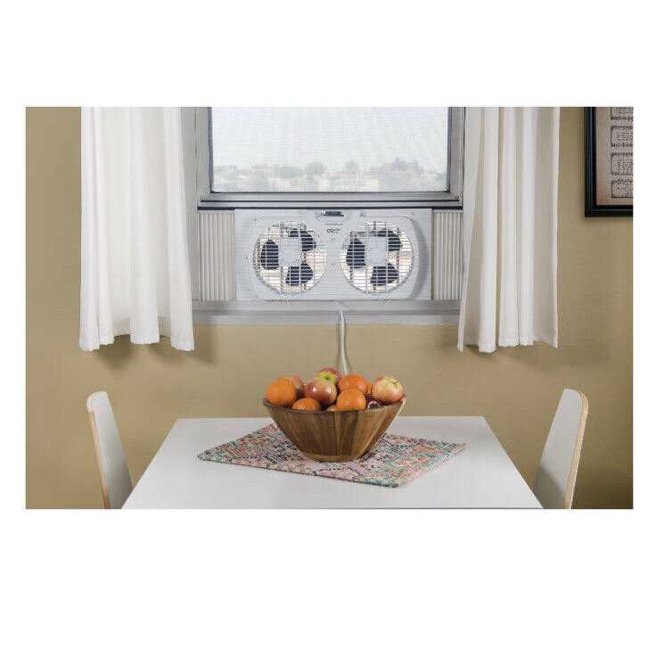 Comfort Zone Twin Window Fan