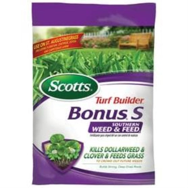 Scotts Turf Builder Bonus S Southern Weed & Feed 18.62 Lb. 5000 Sq. Ft. 29-0-10 Lawn Fertilizer with Weed Killer
