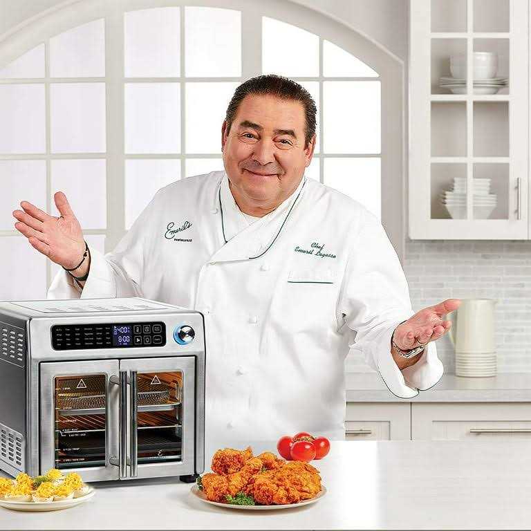 Emeril Lagasse Stainless Steel 10-in-1 French Door Airfryer 360
