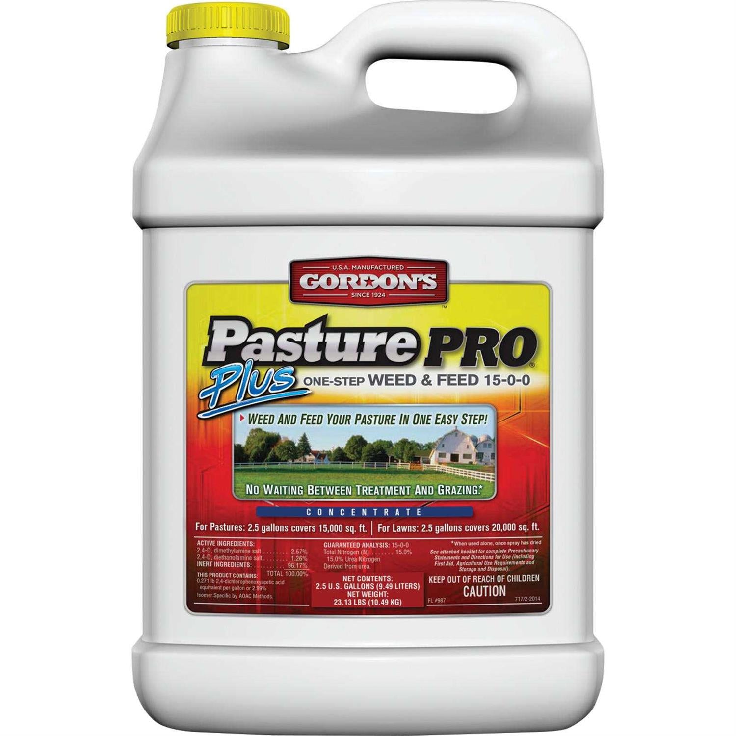 Gordon’s Pasture Pro Plus One-Step 15-0-0 Weed & Feed
