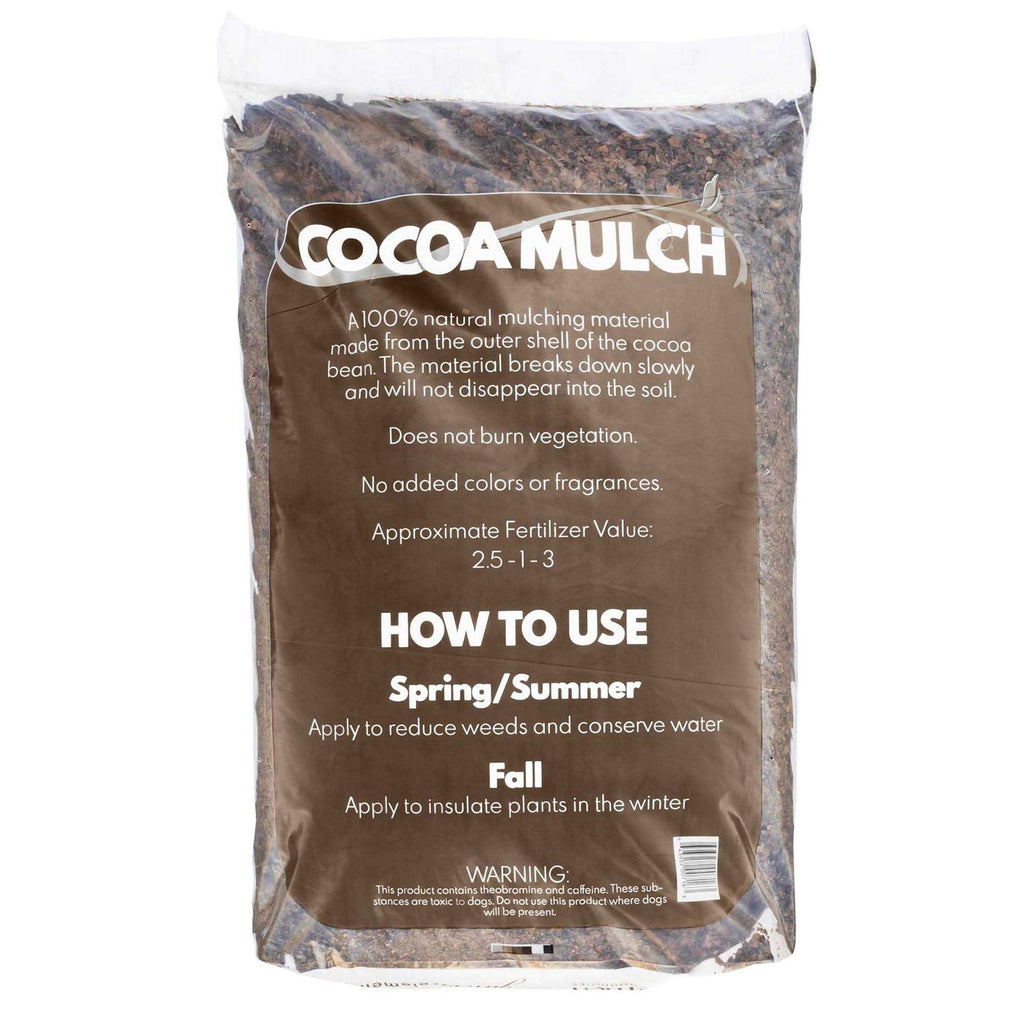 Garden Elements 100% Natural Cocoa Bean Shell Mulch for Gardens