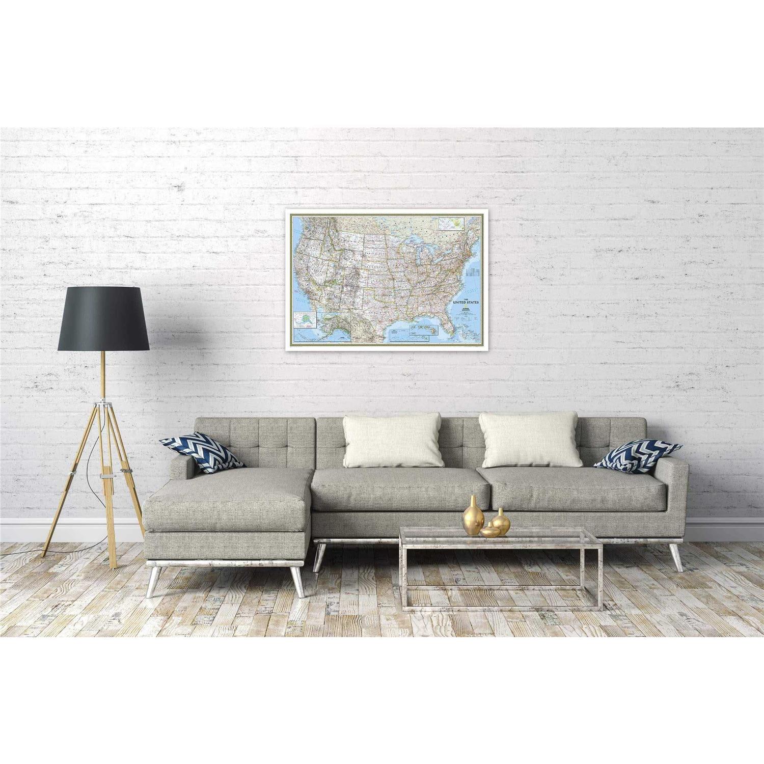 National Geographic United States Classic Wall Map