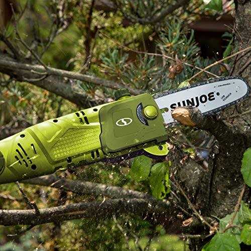 Sun Joe SWJ803E 10 inch 8.0 Amp Electric Multi-Angle Pole Chain Saw