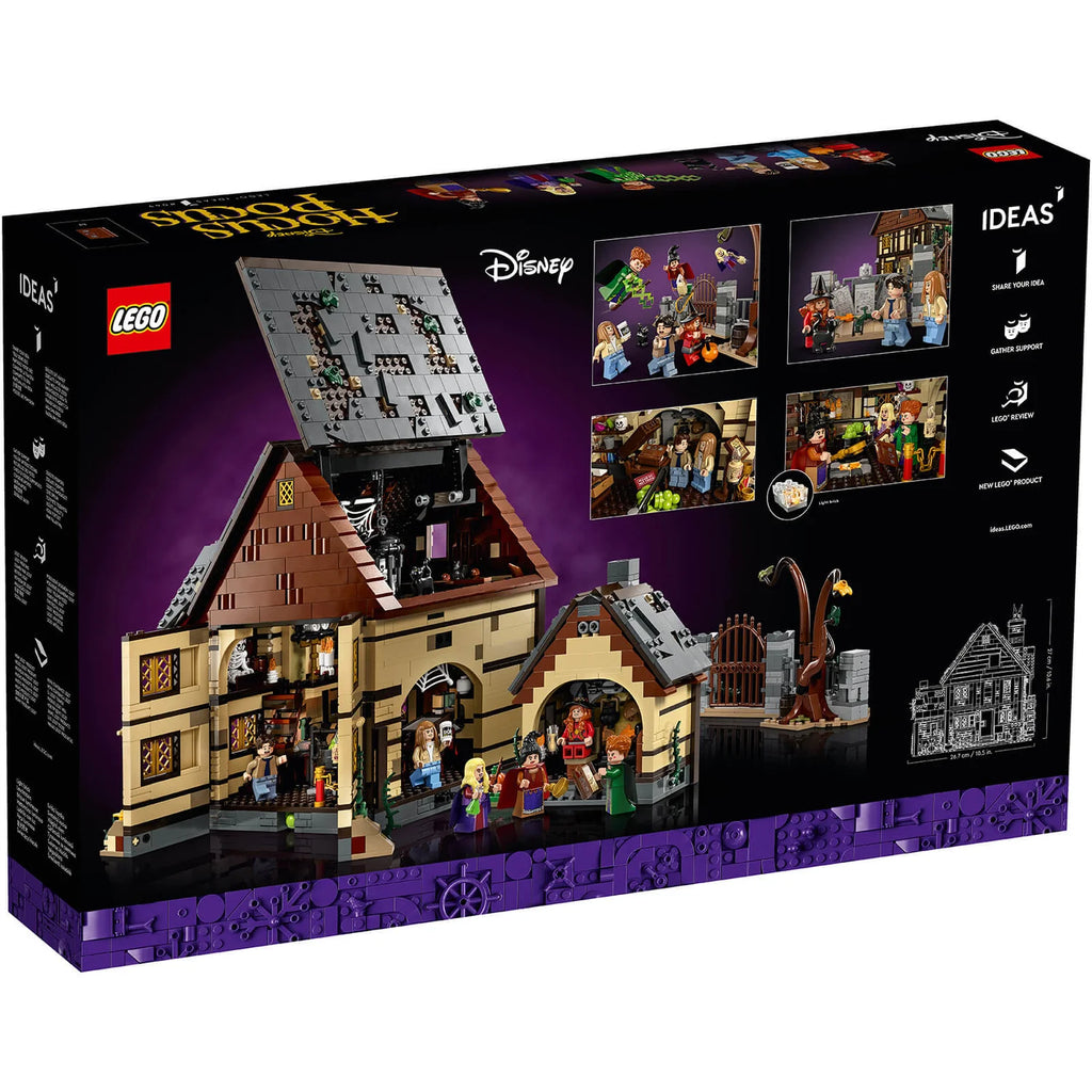 LEGO Ideas Disney Hocus Pocus: The Sanderson Sisters' Cottage 21341