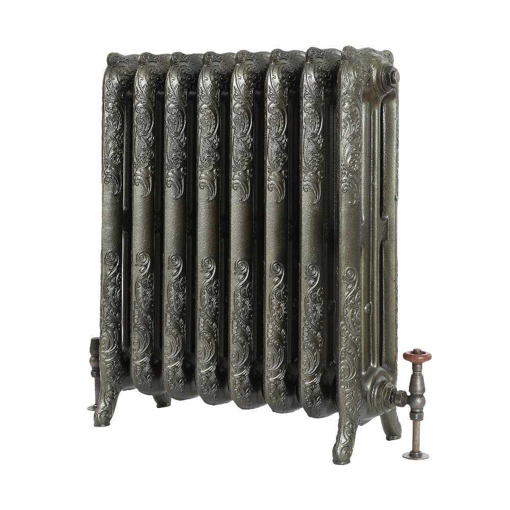 Authentic Cast Iron Radiators Horizontal Etched Floral Heating