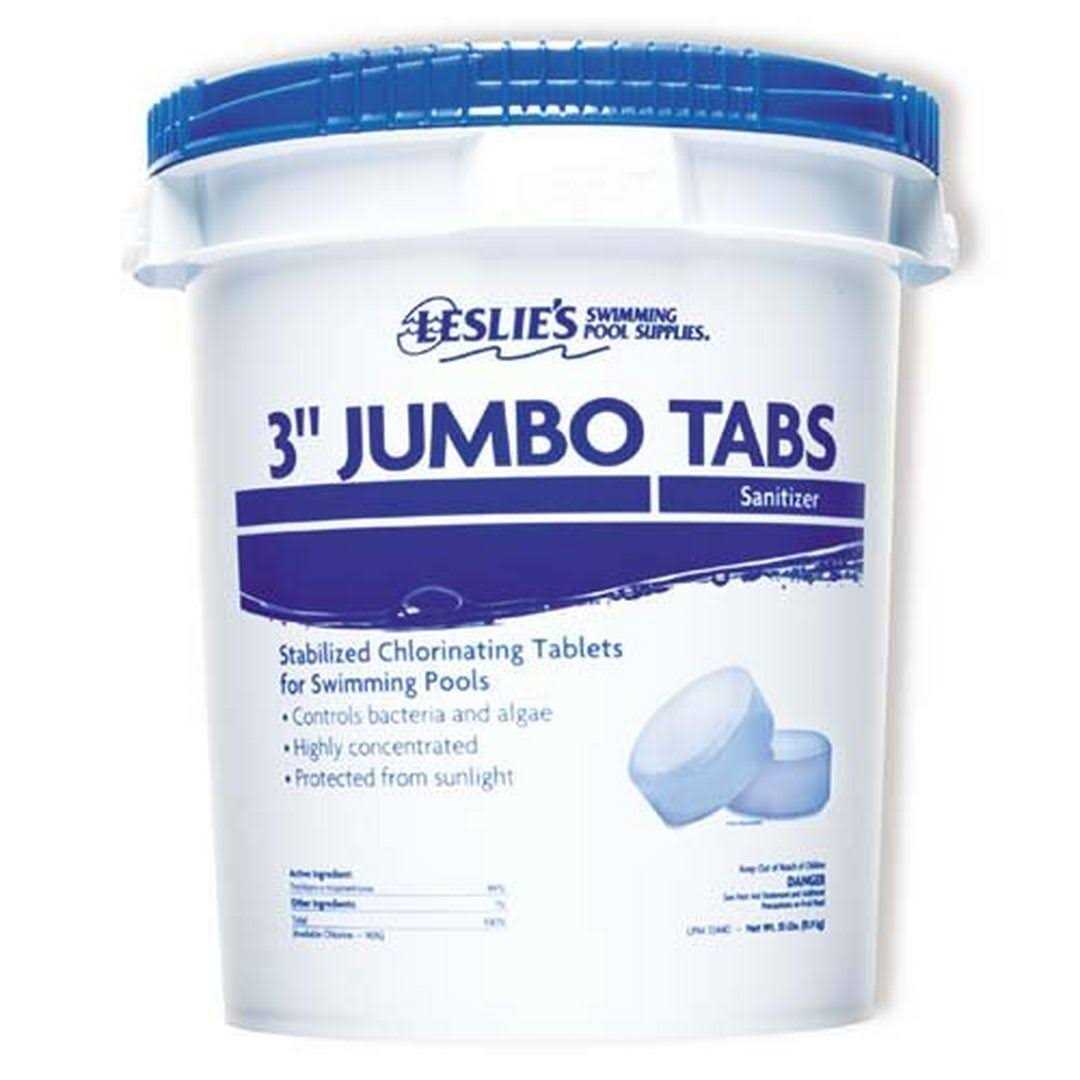Leslie’s 3-Inch Jumbo Chlorine Tablets for Swimming Pools