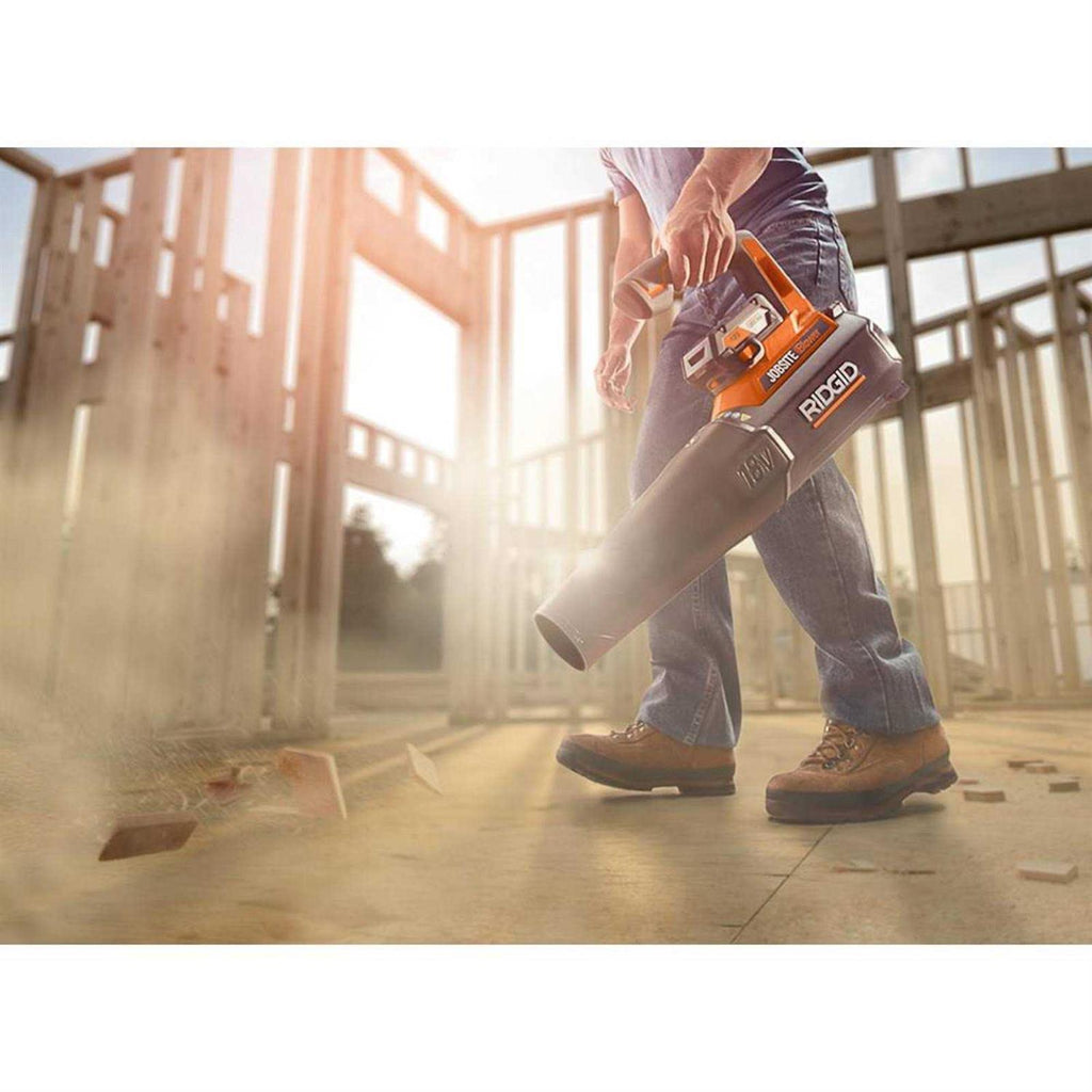 RIDGID 18-Volt Cordless 105 MPH Jobsite Handheld Blower