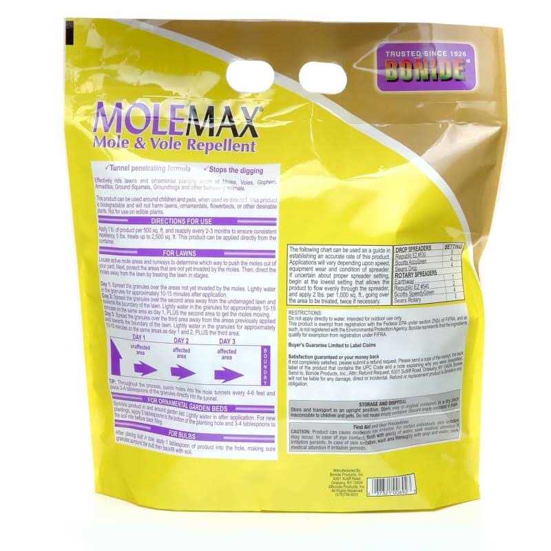 Bonide Molemax Mole & Vole Repellent Granules